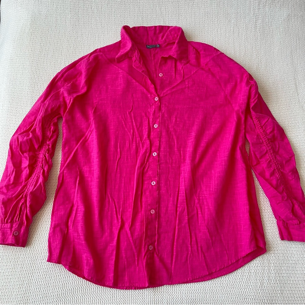 Asos Design Curve Long Sleeve Button Down Shirt, … - image 2